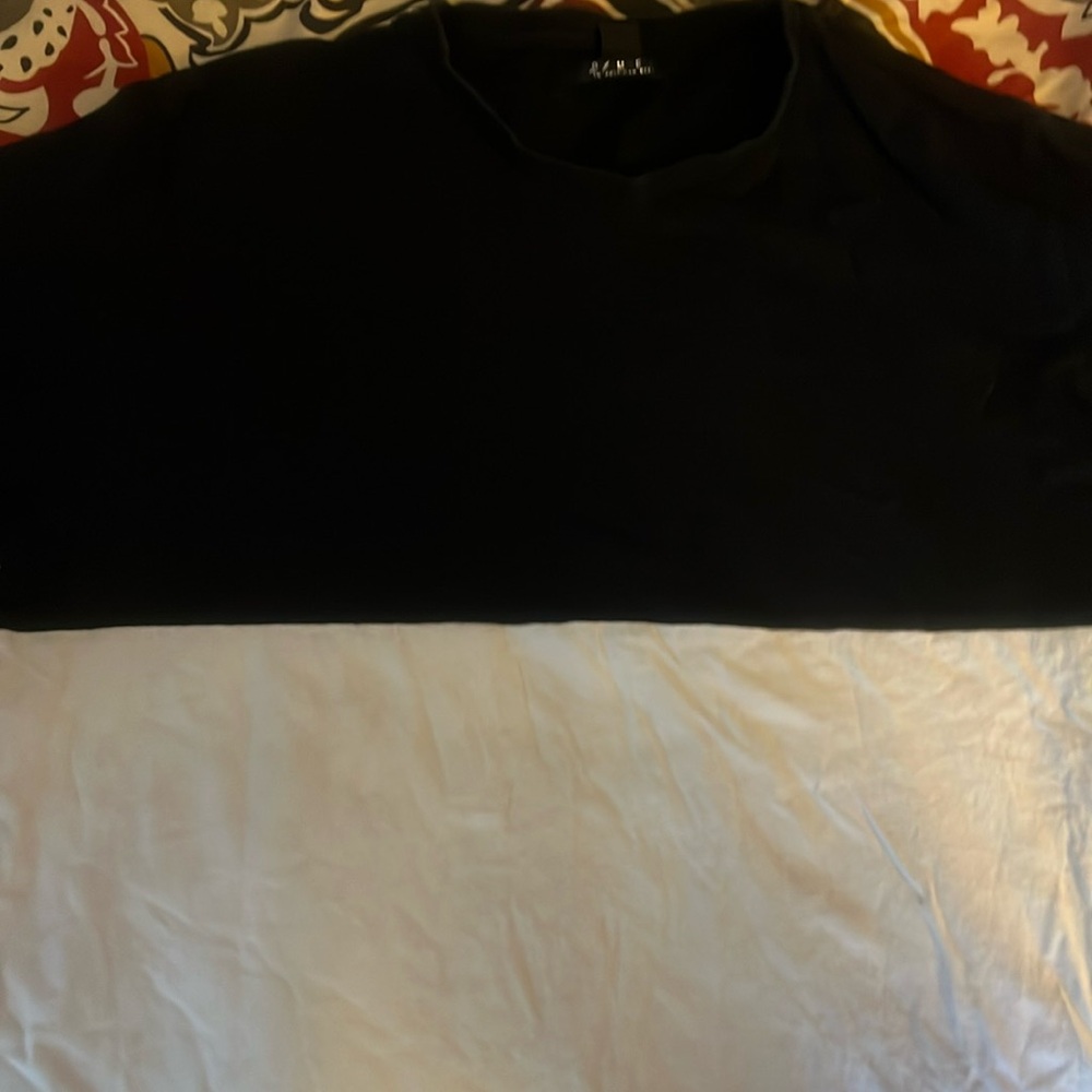 Black and white forever 21 shirt